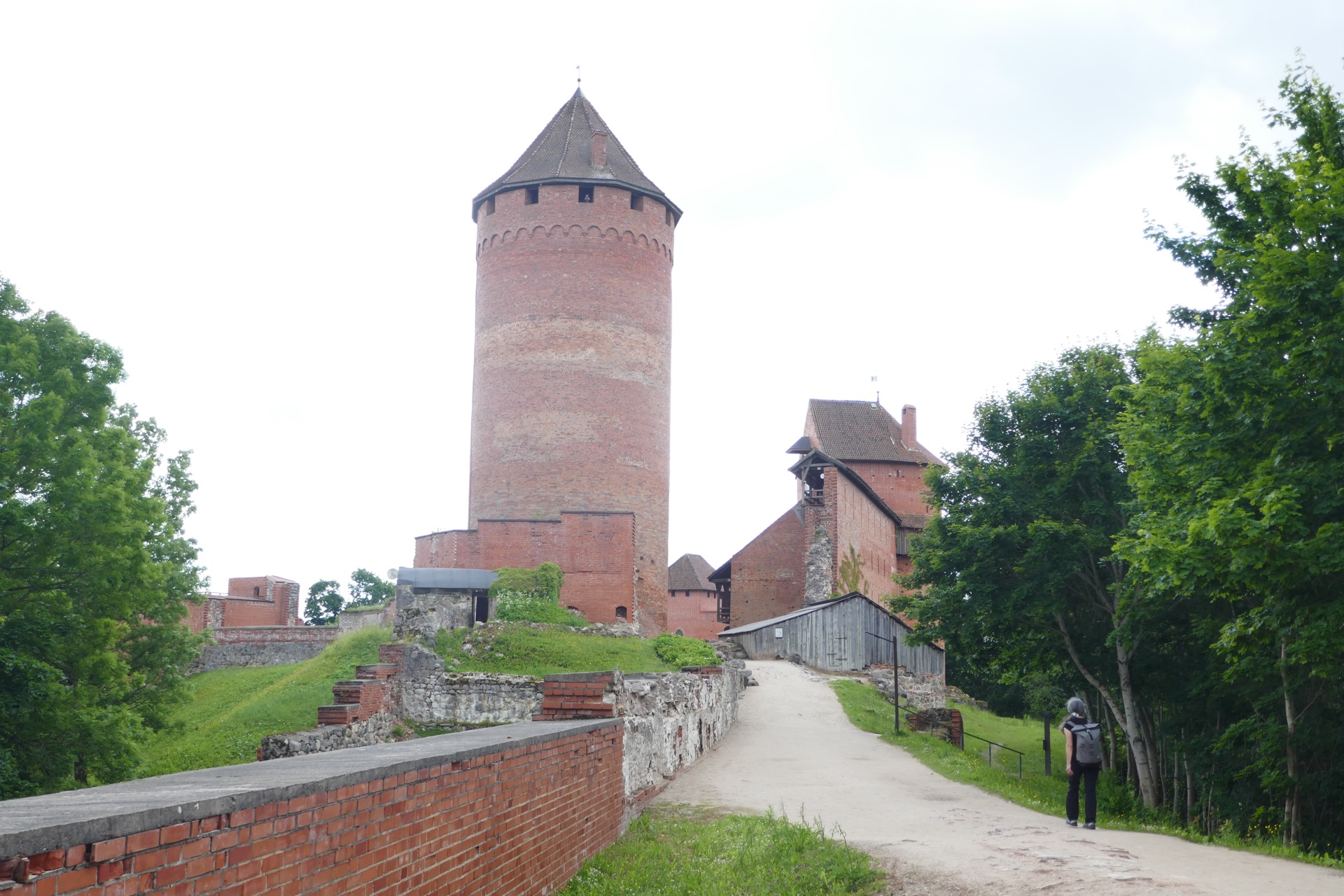 biskupský hrad v Turaidě