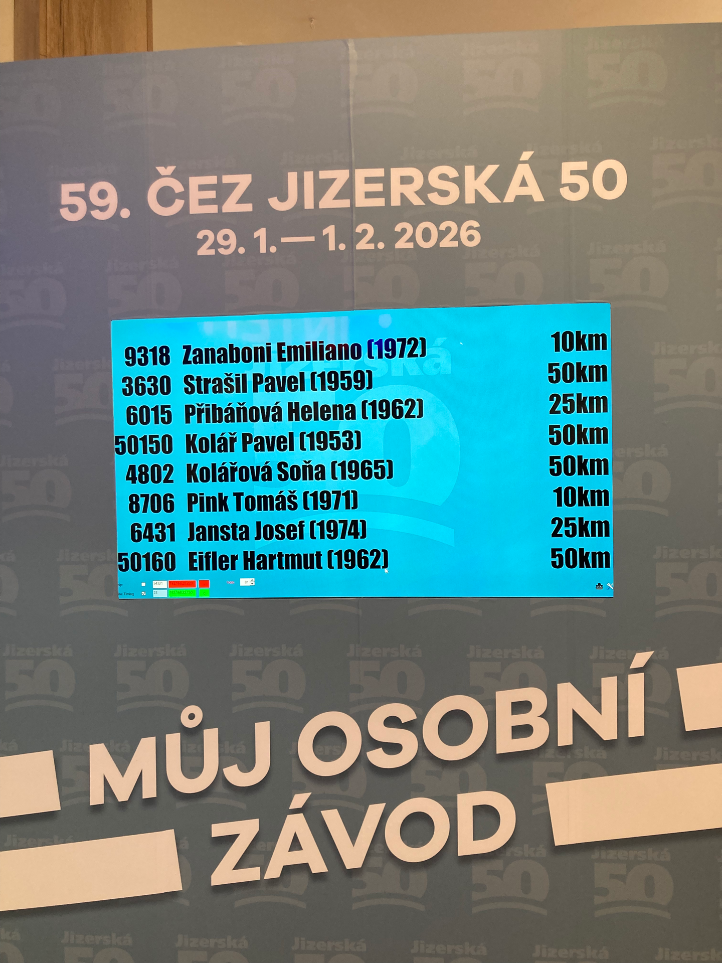 právě jsme se registrovali