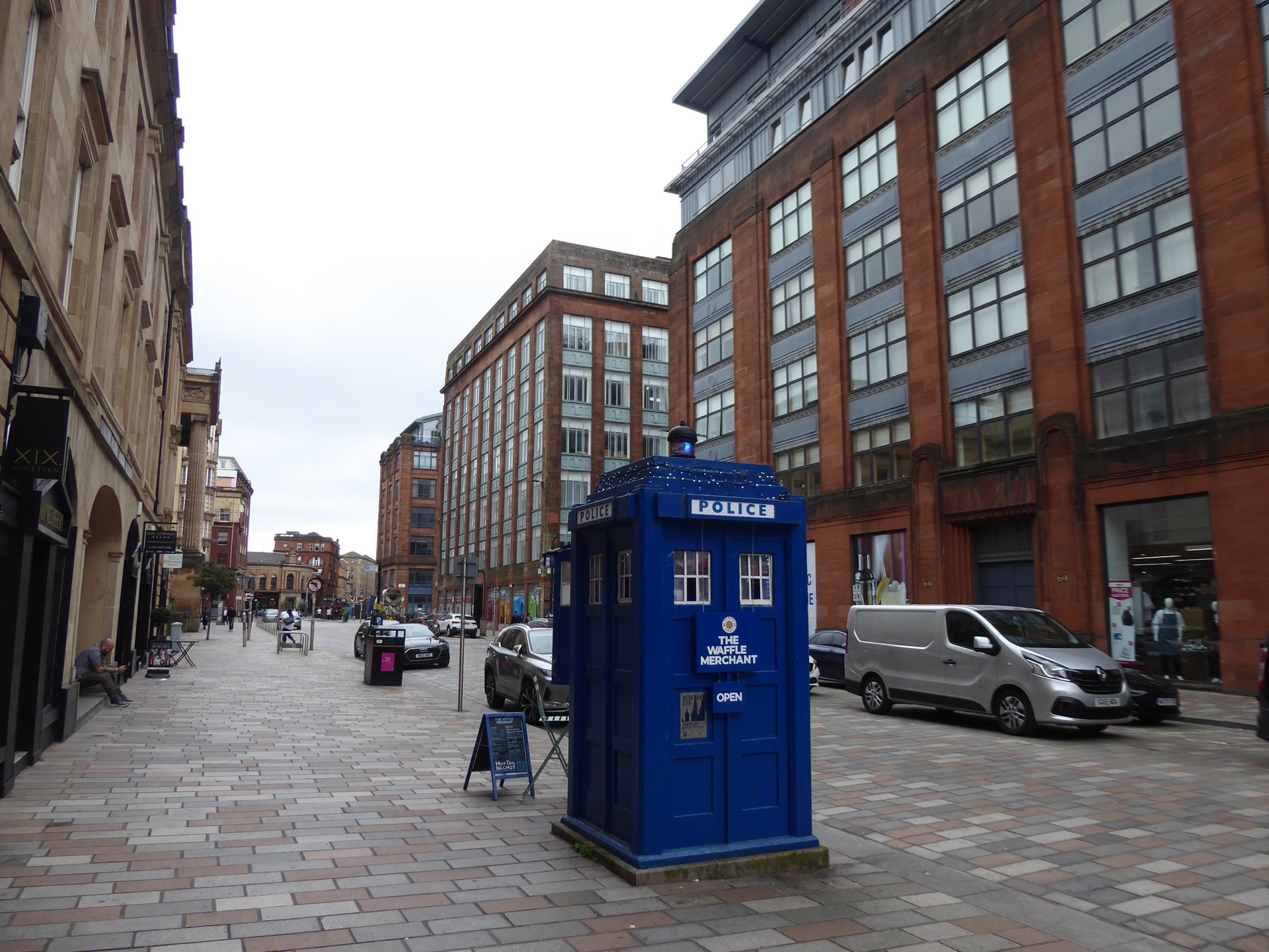 renovovaná industriální čtvrť