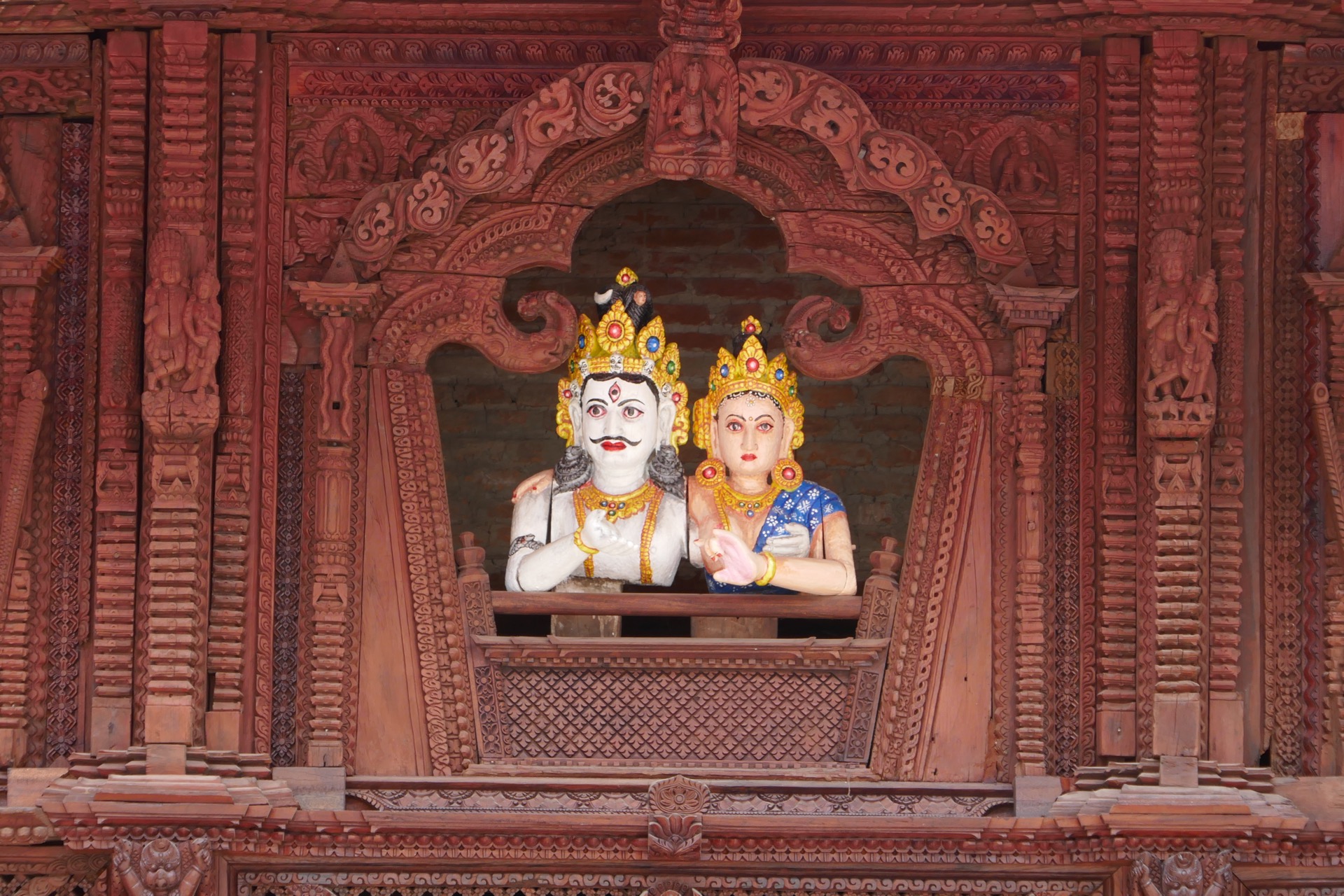 Ráma se Sítou na to dohlížejí