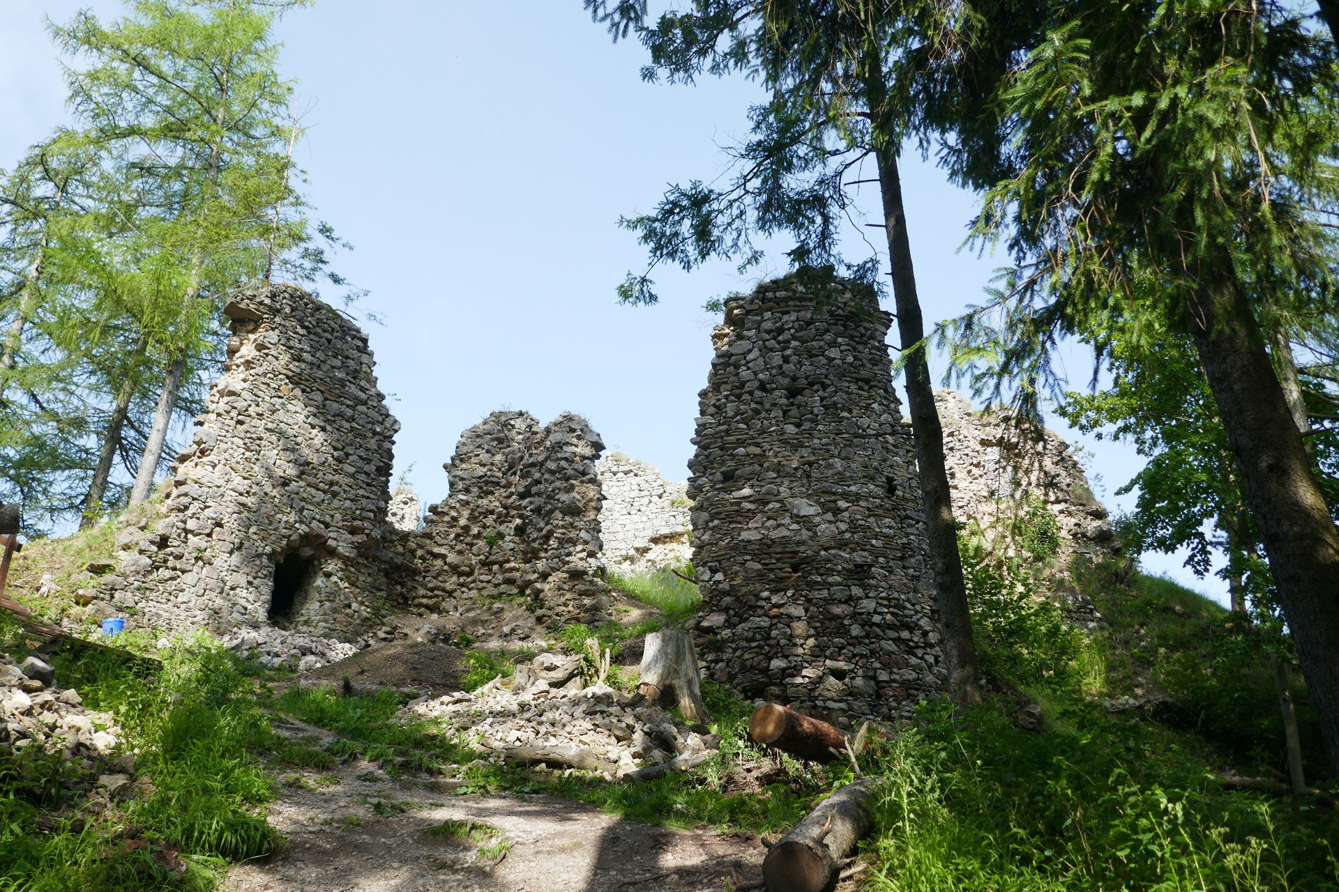 a dolní hrad